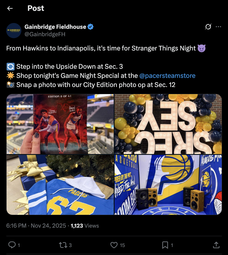 Gainbridge Fieldhouse - X Post